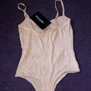 Plt beige nude bodysuit